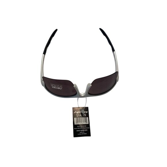 Nwt Igogs Silver Sport Wrap Sunglasses UV Protection Shield Style Vacation Beach - Picture 4 of 8